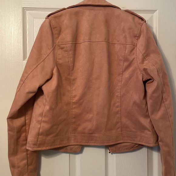 Blush Suede Jacket - Picture 3 of 4
